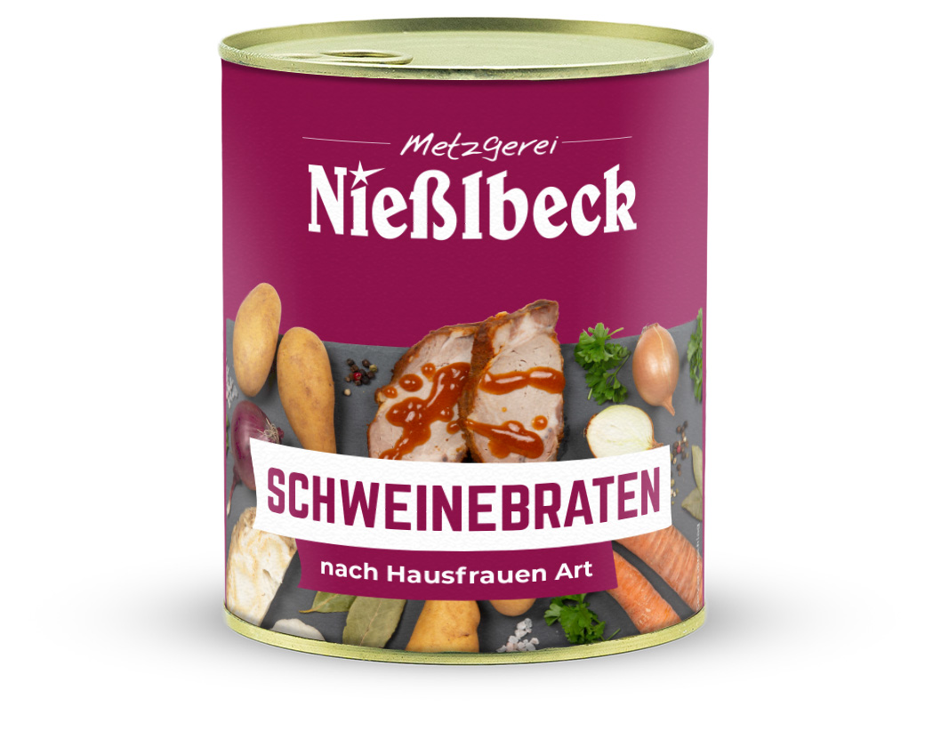 Schweinebraten (Dose 850ml)