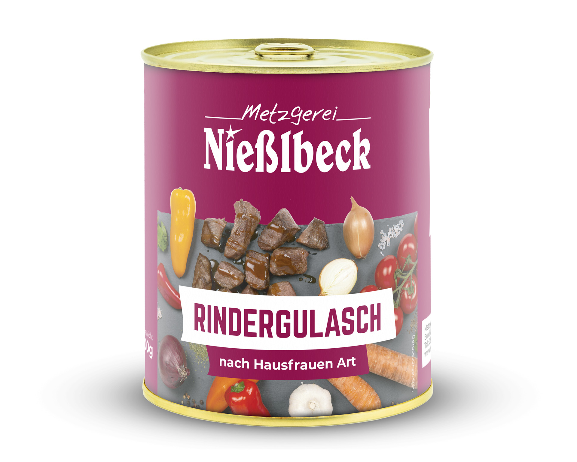 Rindergulasch (Dose 770g)