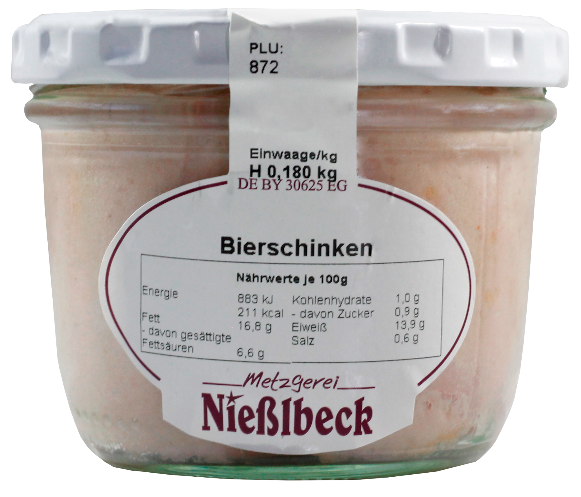 Bierschinken (Glas 180g)