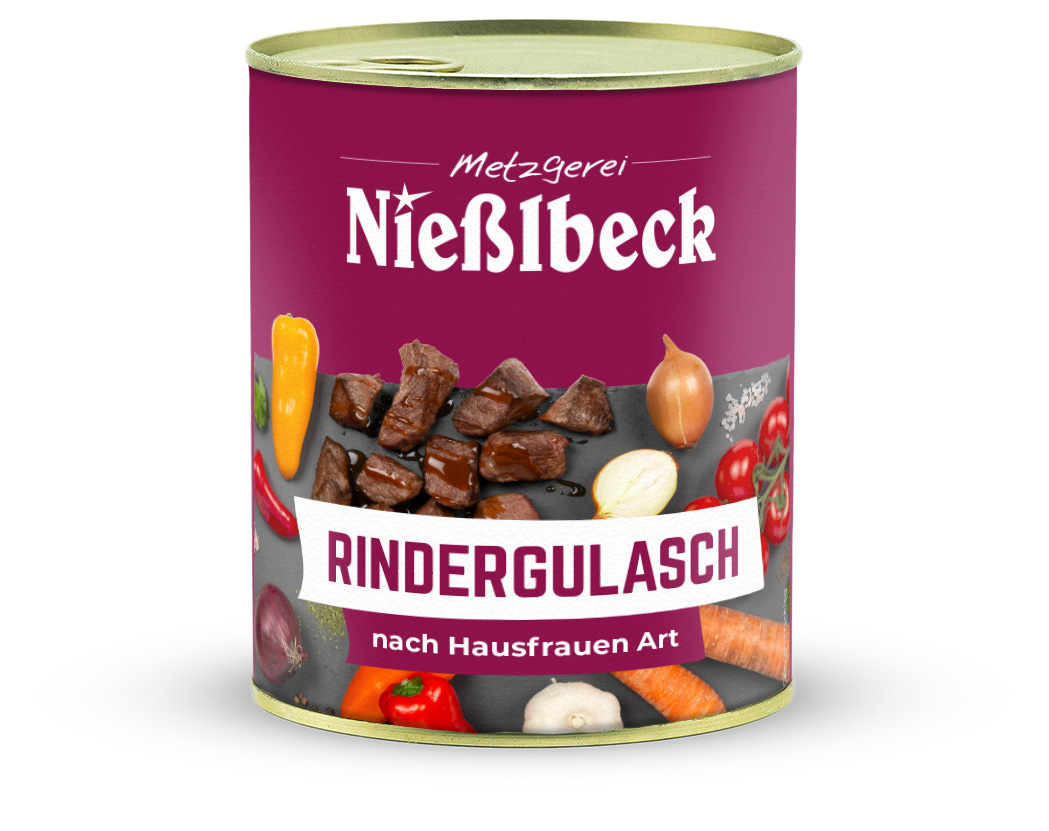 Rindergulasch (Dose 770g)