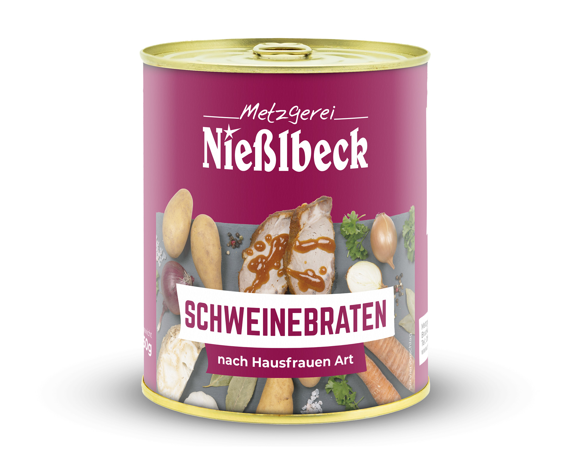 Schweinebraten (Dose 850ml)
